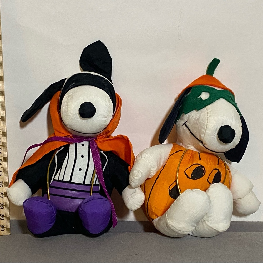 Peanuts Halloween Snoopy Plushies